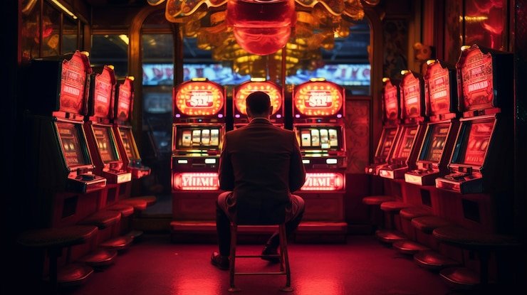 Tabel blackjack live dengan dealer dan antarmuka taruhan